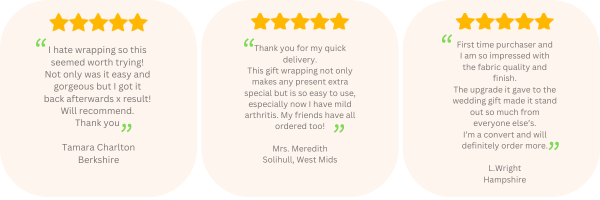Three_five_star_reviews_for_fabric_gift_wrapping